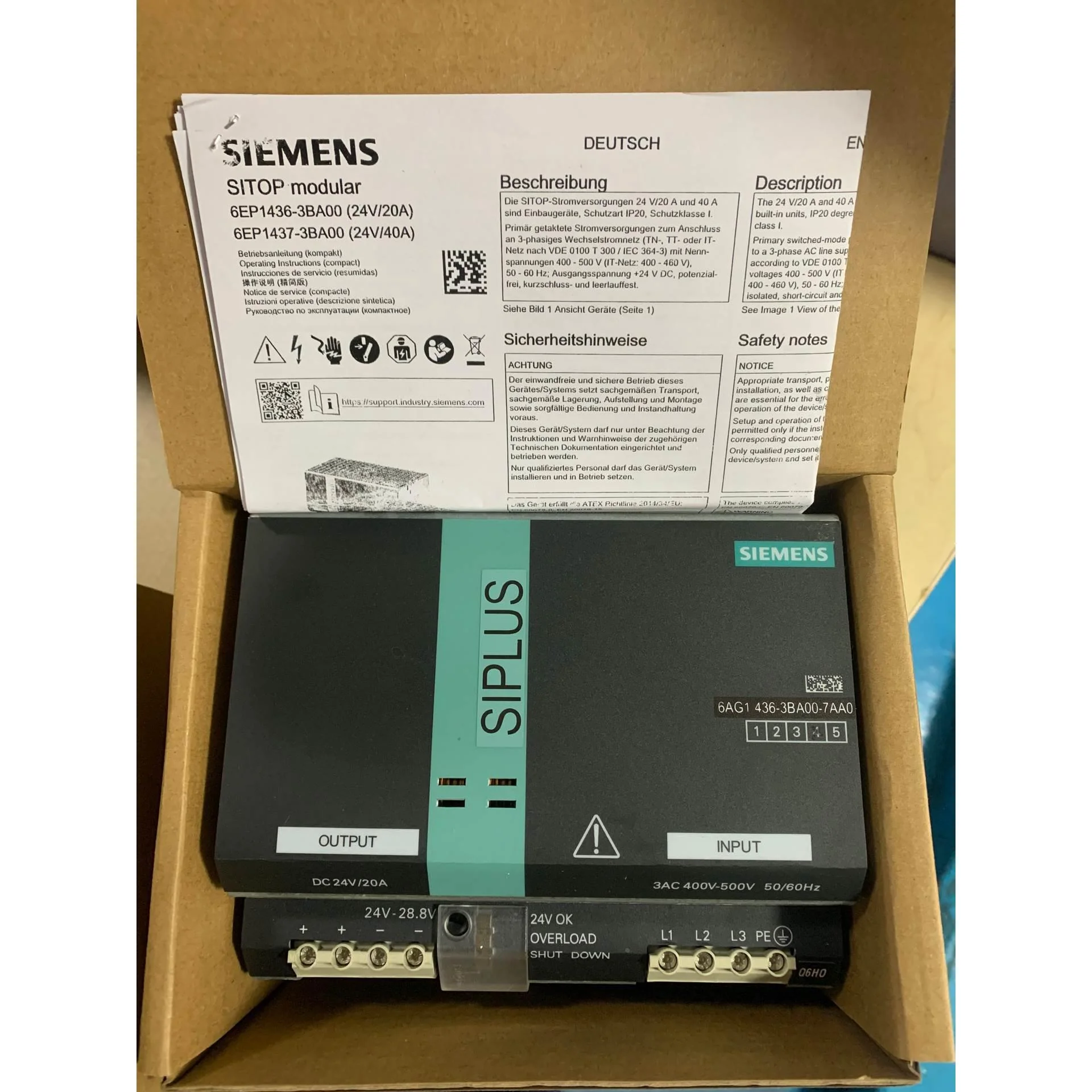 非标价99新正品6AG1436-3BA00-7AA0西门子电源 2议价