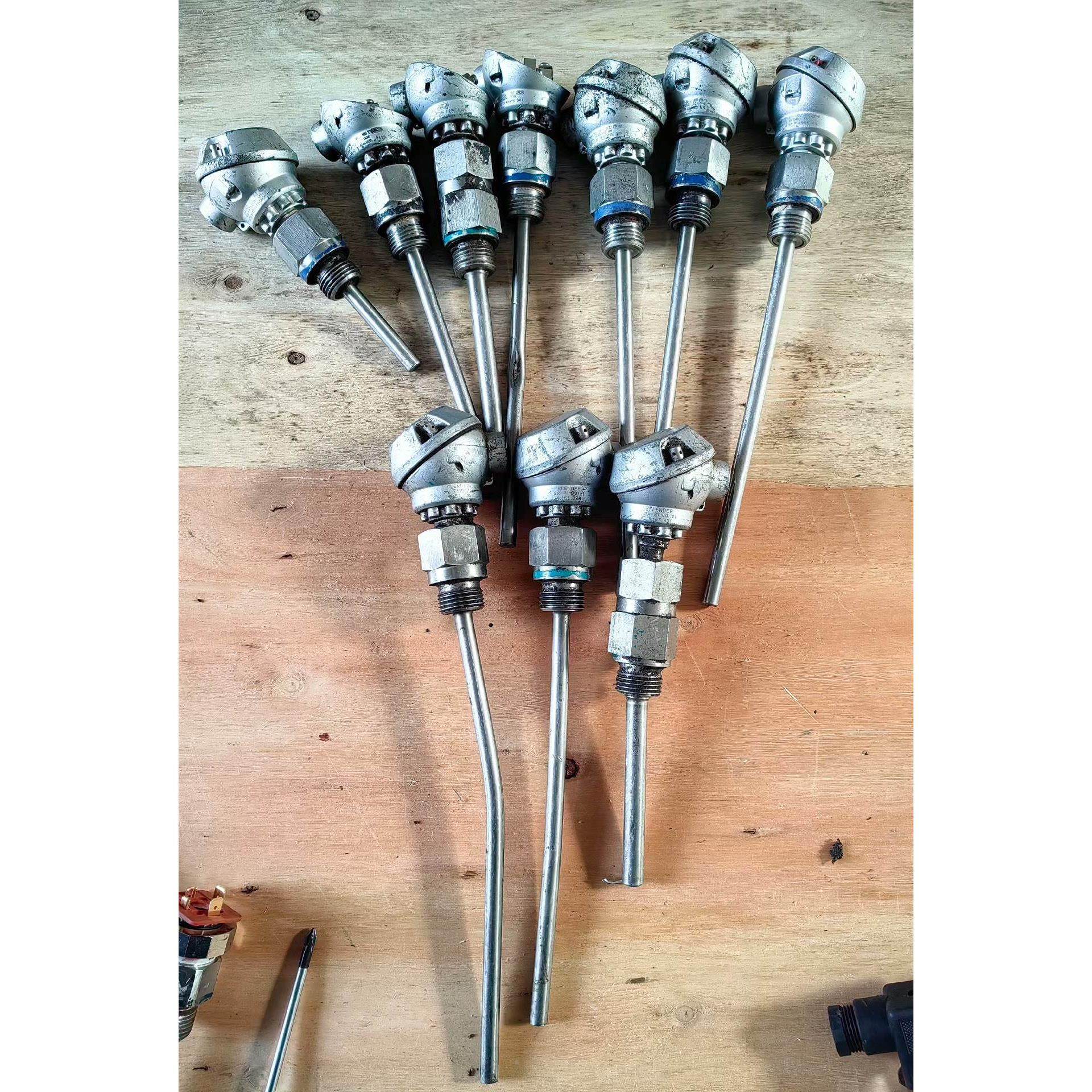 非标价JUMO久茂二手温度传感器7支，flender温度传感器3支议价