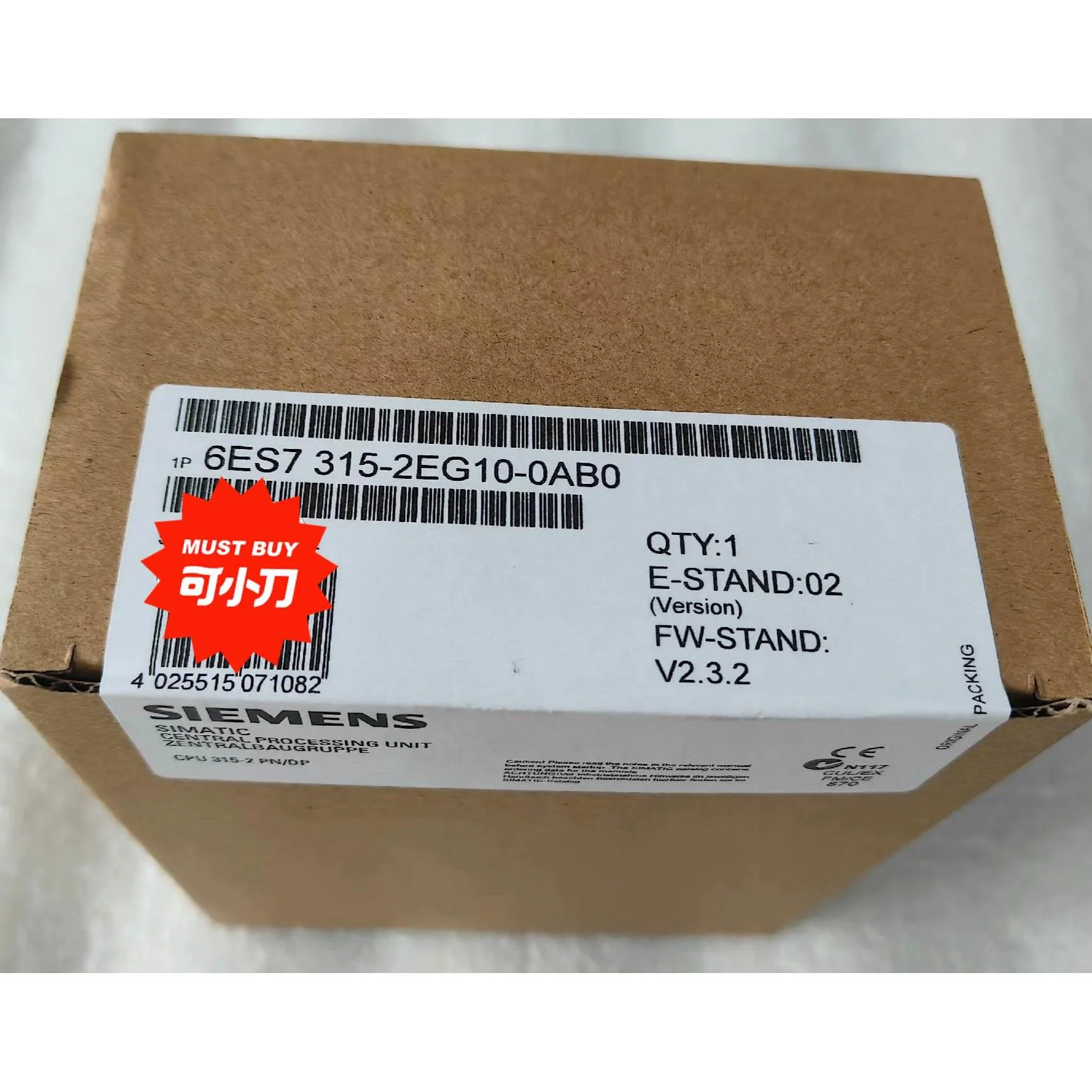 非标价6ES7315-2EG10-0AB0 6ES7 315-2议价