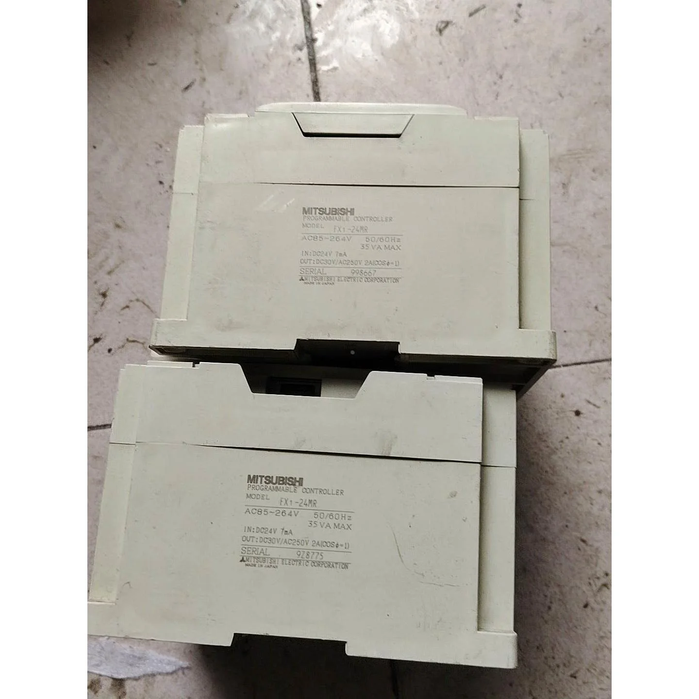 非标价三菱PLC FX1-24MR原装拆机两台 包好200一台 实议价