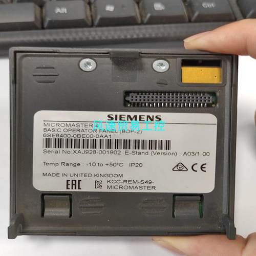 非标价西门子操作面板6SE6400-0BE00-0AA1全新原装无议价