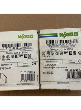 非标价750-468 全新未拆封Wago万可模块，实图拍摄仅有一个议价