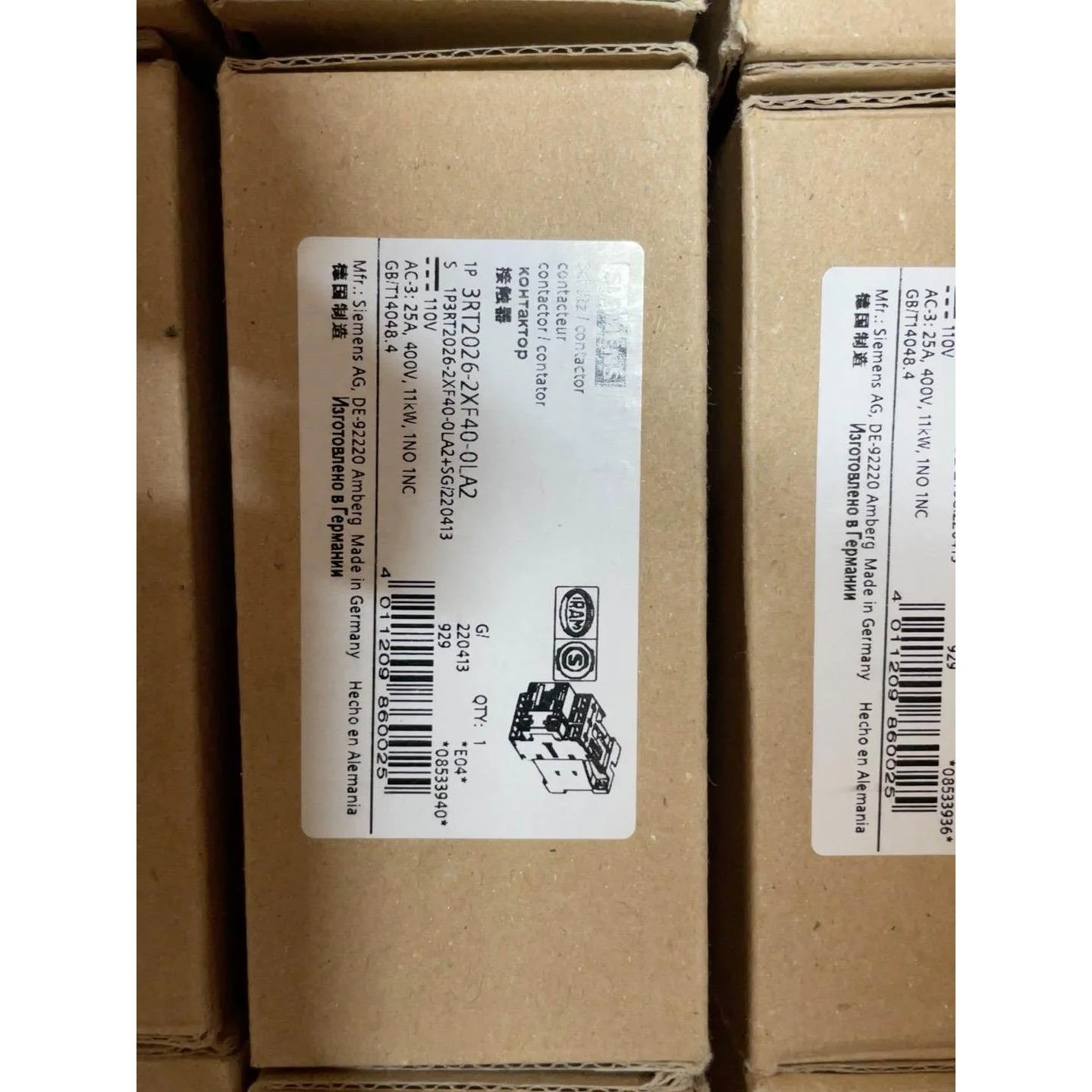 非标价西门子接触器 3RT2026-2XF40-0LA2 全新原装议价