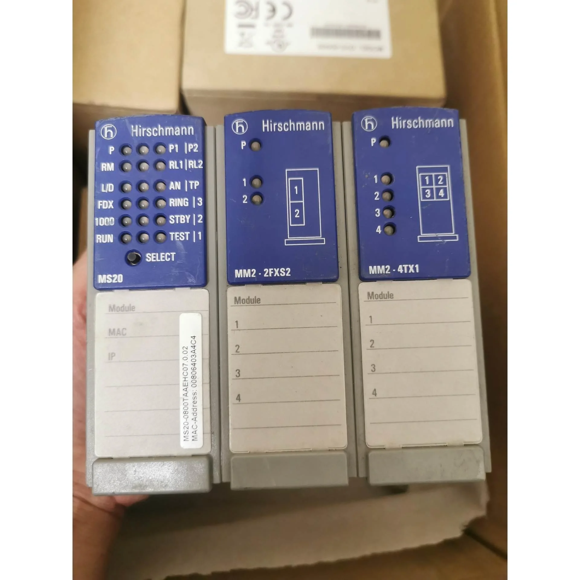 非标价赫斯曼工业交换机，MS20，MM2-2FXS2（缺货），MM议价