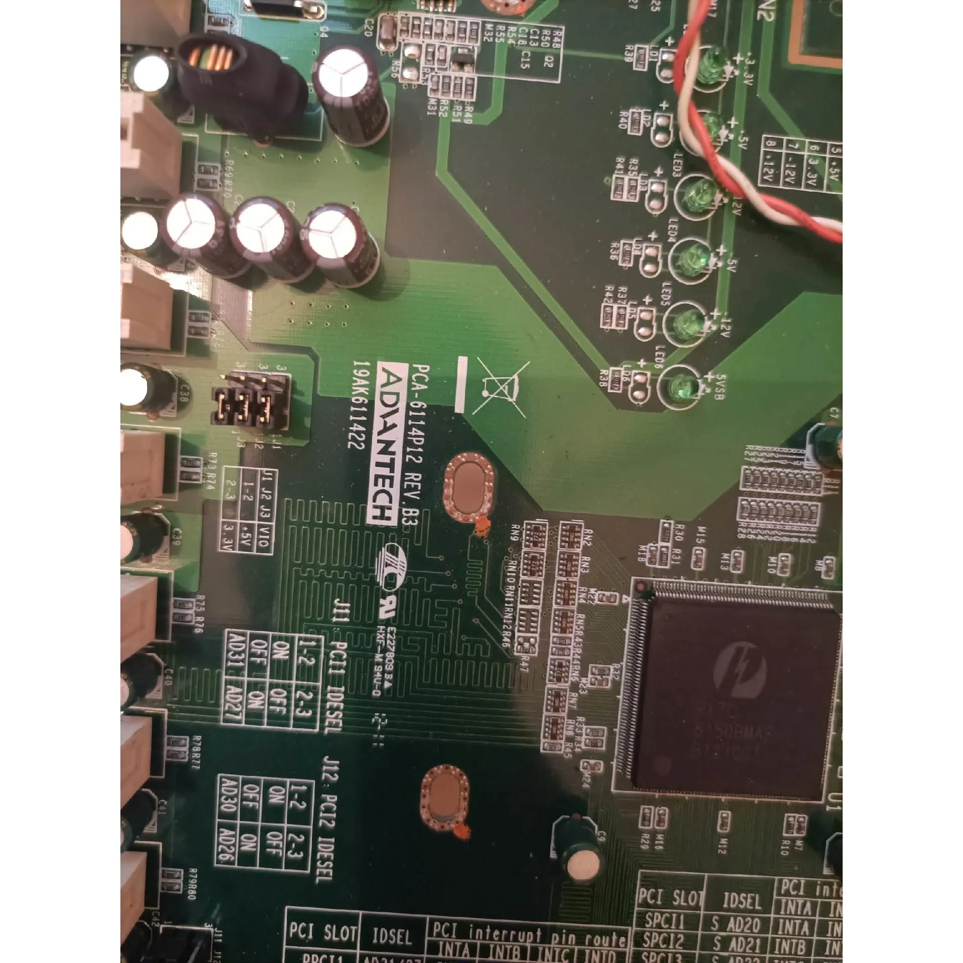 非标价研华12个PCI工业工控机底板 PCA-6114P12 R议价