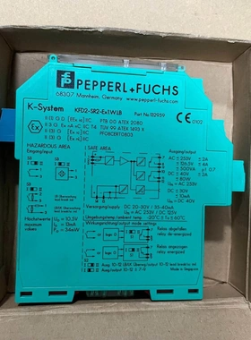 非标价132959 全新倍加福安全栅 KFD2-SR2-Ex1.W议价