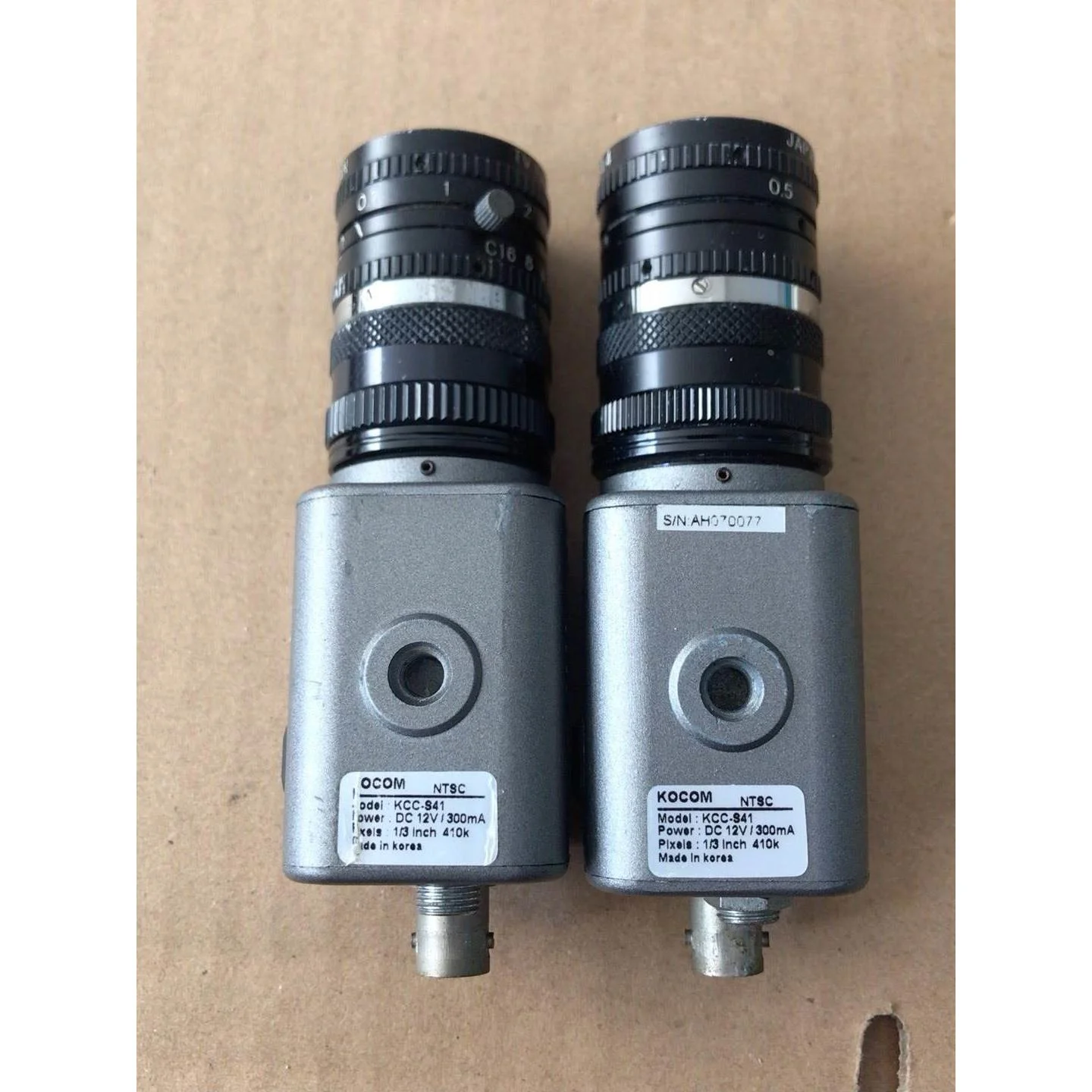 非标价韩国KOCOM 工业相机KCC-S41 功能完好成色如图。1议价