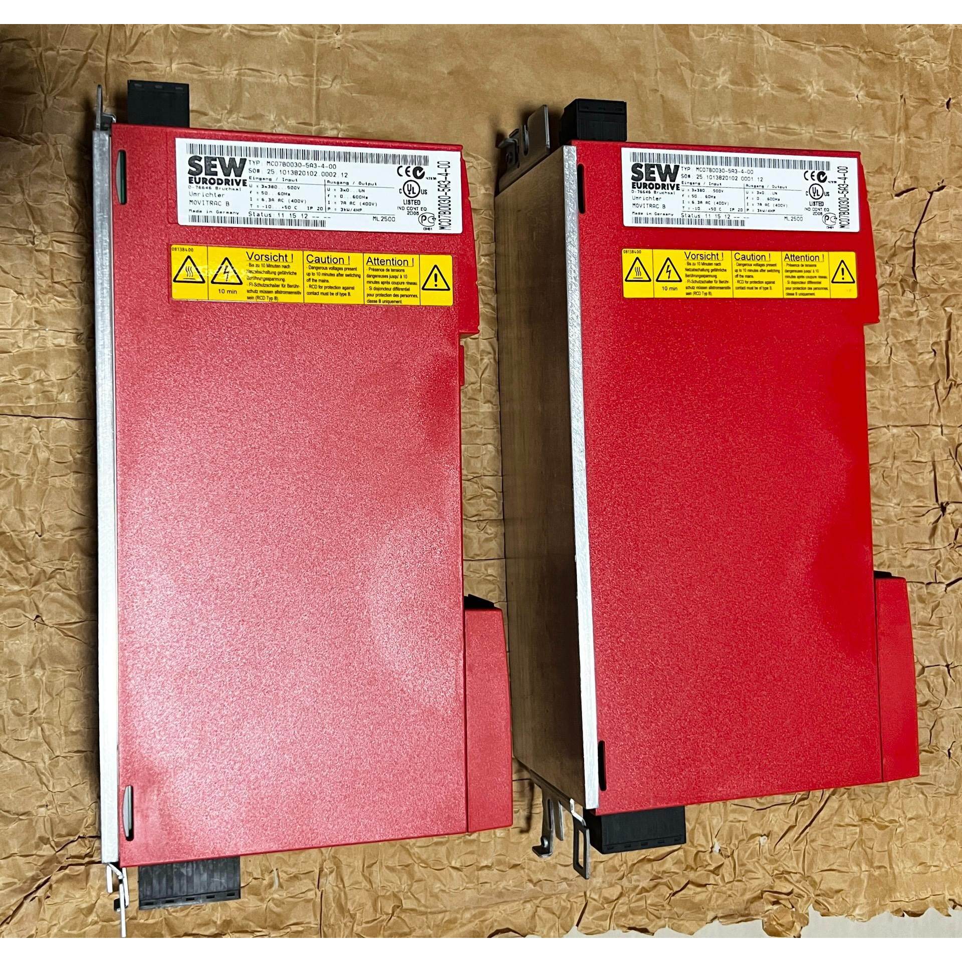 非标价SEW变频器 MC07B0030-5A3-4-00 功能完好议价