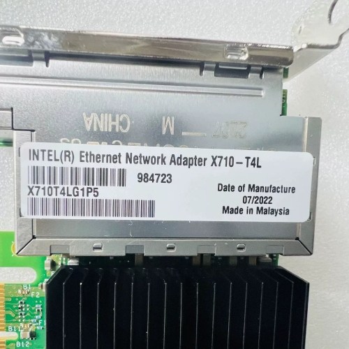 非标价原装 Intel X710-T4L 10G万兆四口电口网卡议价