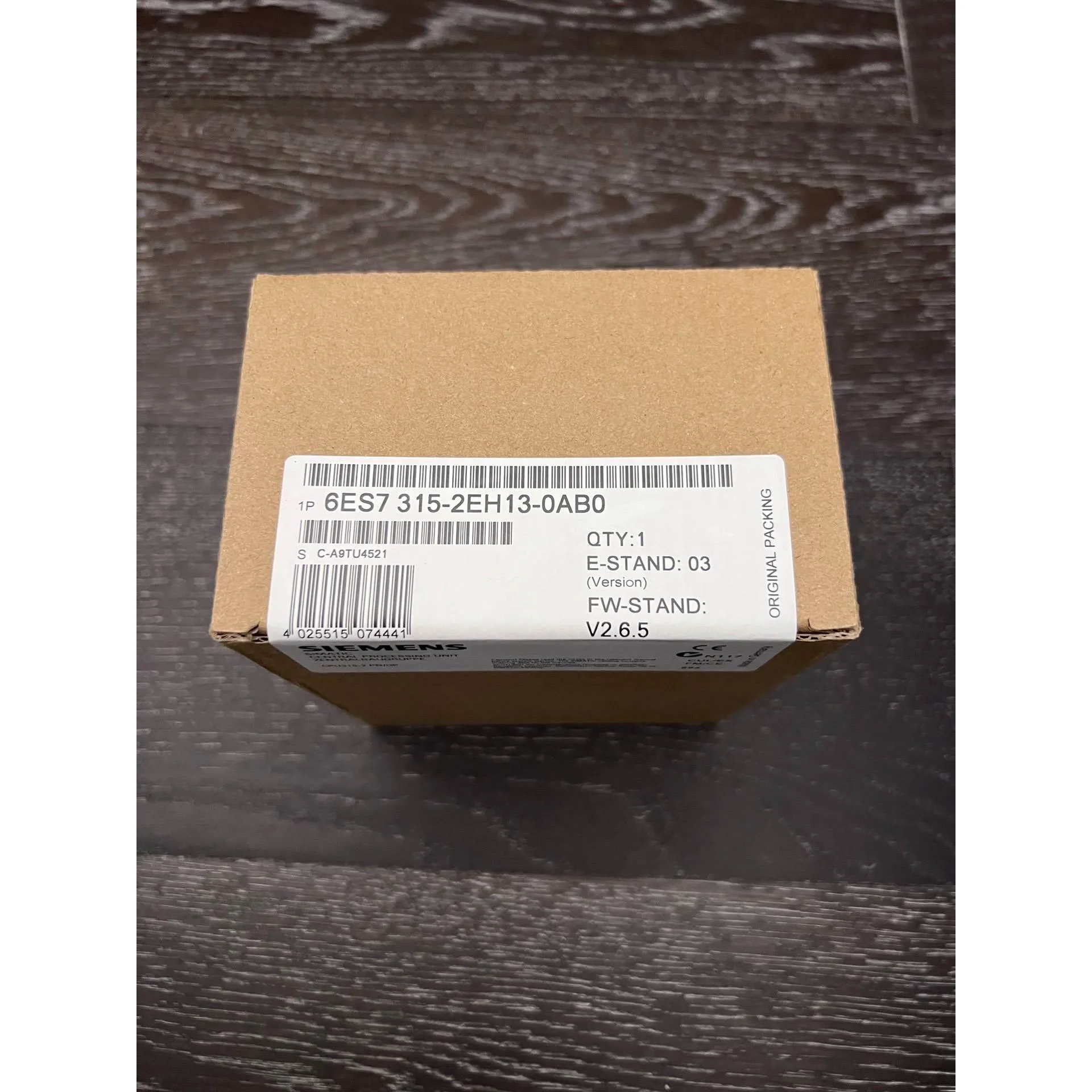 非标价6ES7 315-2EH13-0AB0 全新西门子CPU31议价