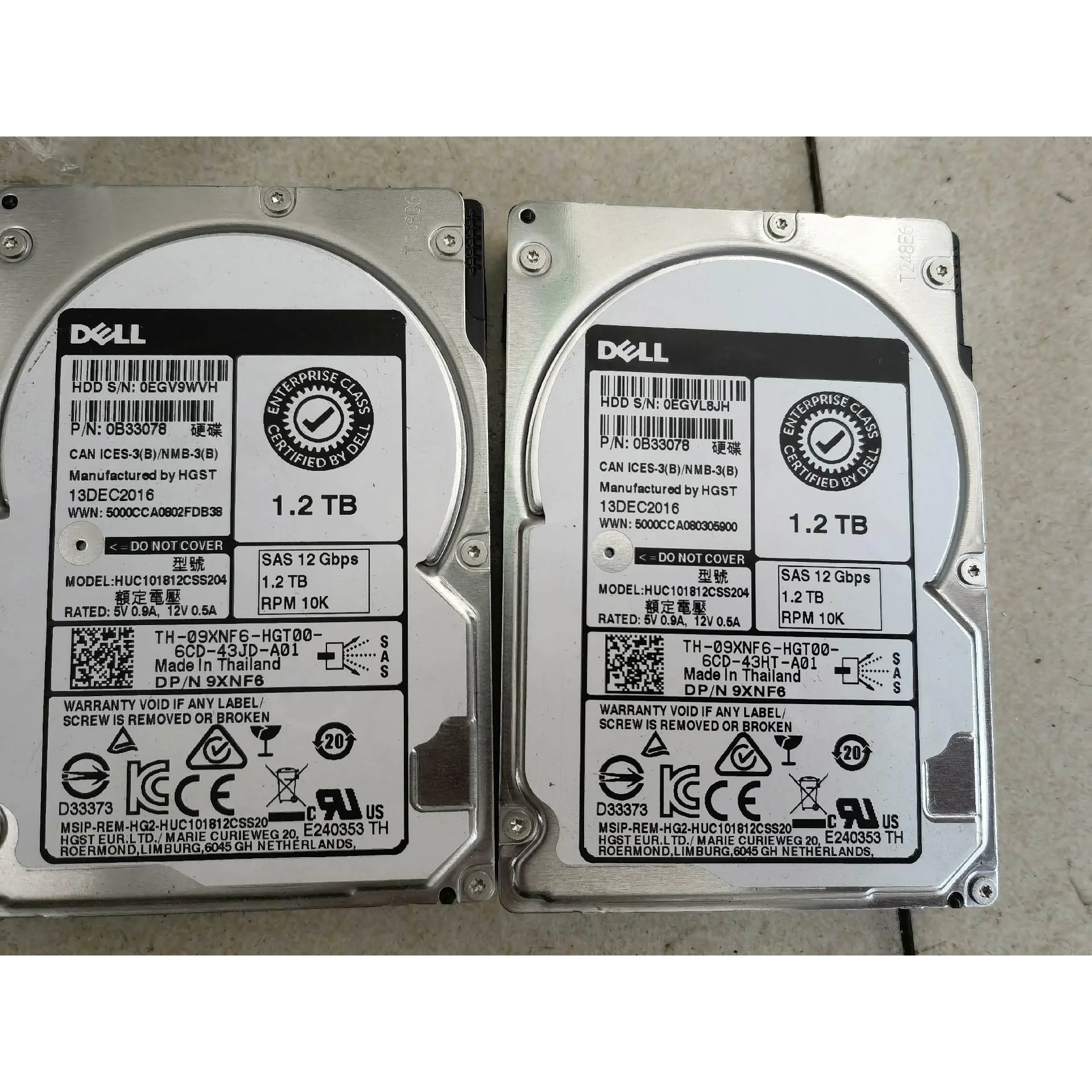 非标价HUC101812CSS204 DELL SAS 1.2T议价