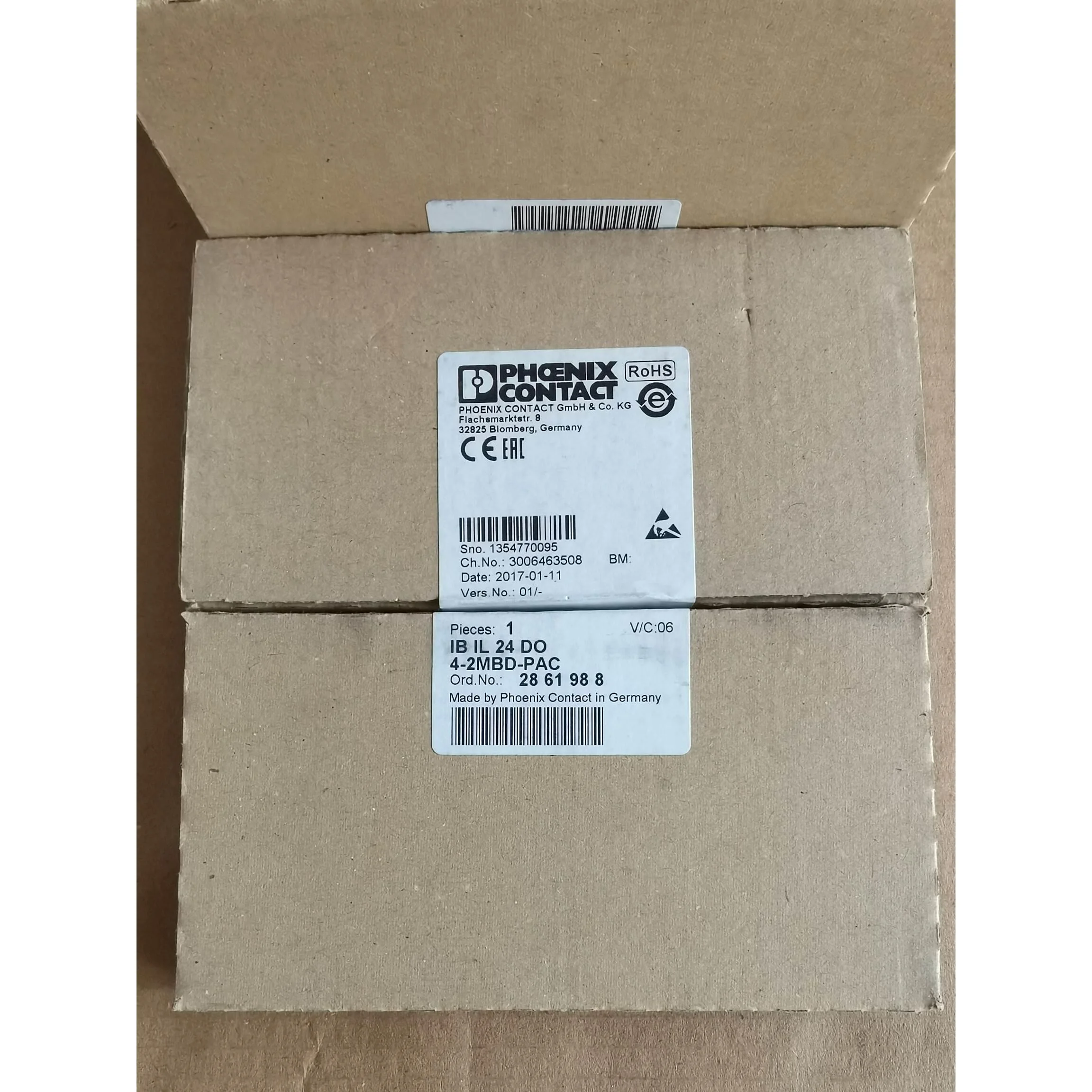 非标价菲尼克斯IBIL24DO4-2MBD-PAC 2861988议价