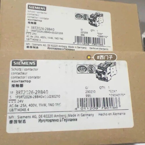 非标价接触器 3RT2026-2BB40 全新德国制议价