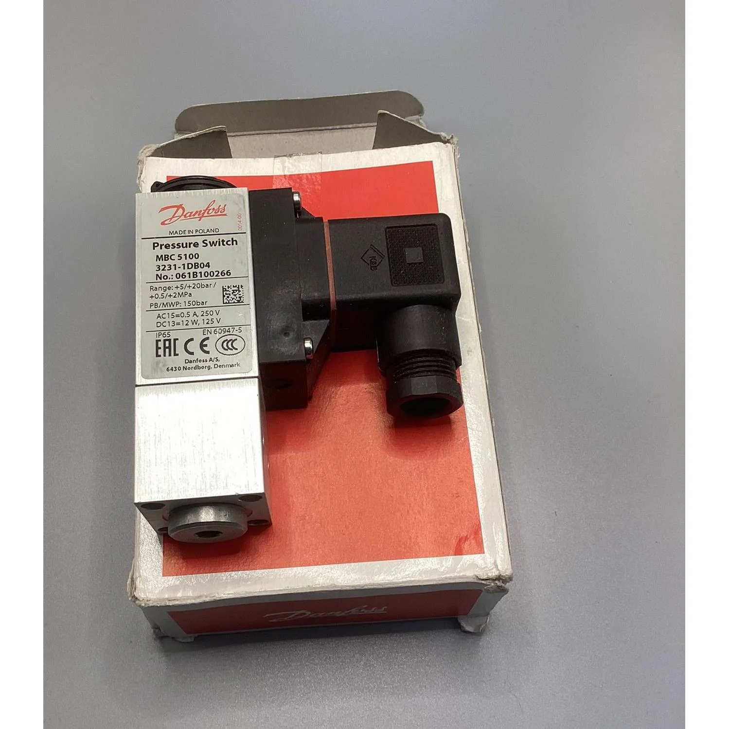 非标价danfoss 丹佛斯压力开关 全新正品包邮 MBC5100议价