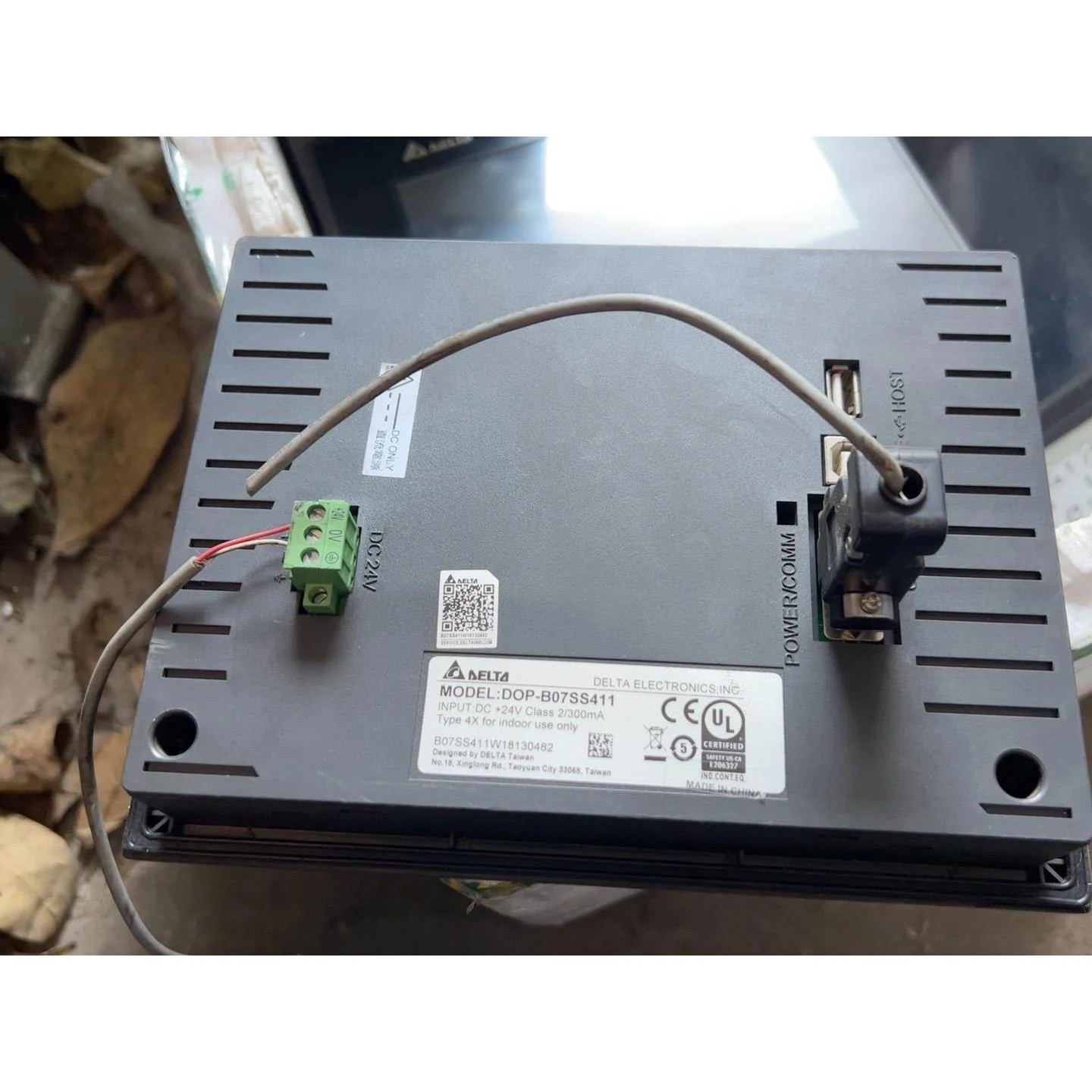 非标价原装拆机台达触摸屏DOP-B07SS411，一个议价