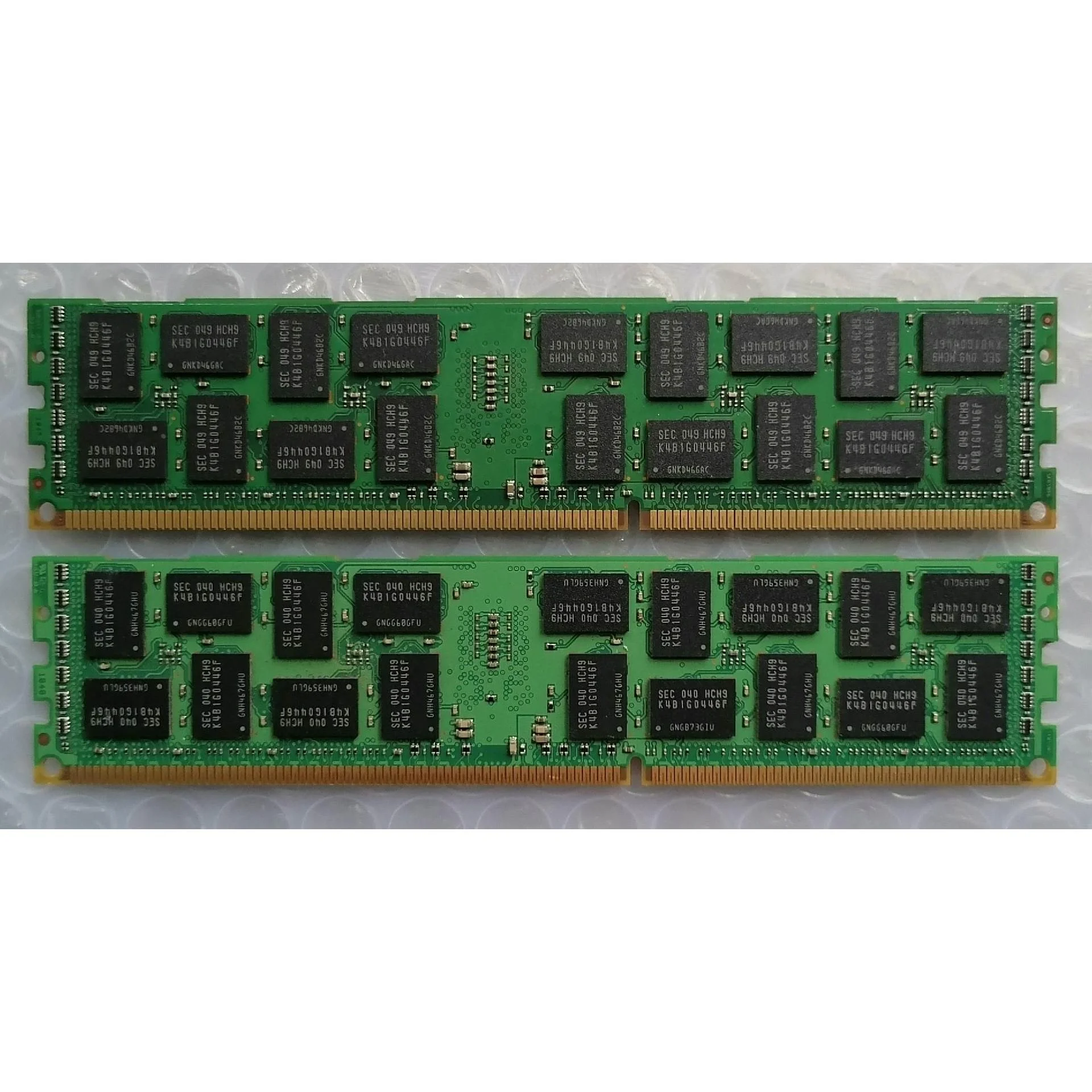 非标价三星4GB 2R×4 PC3-10600R服务器内存条两条，议价