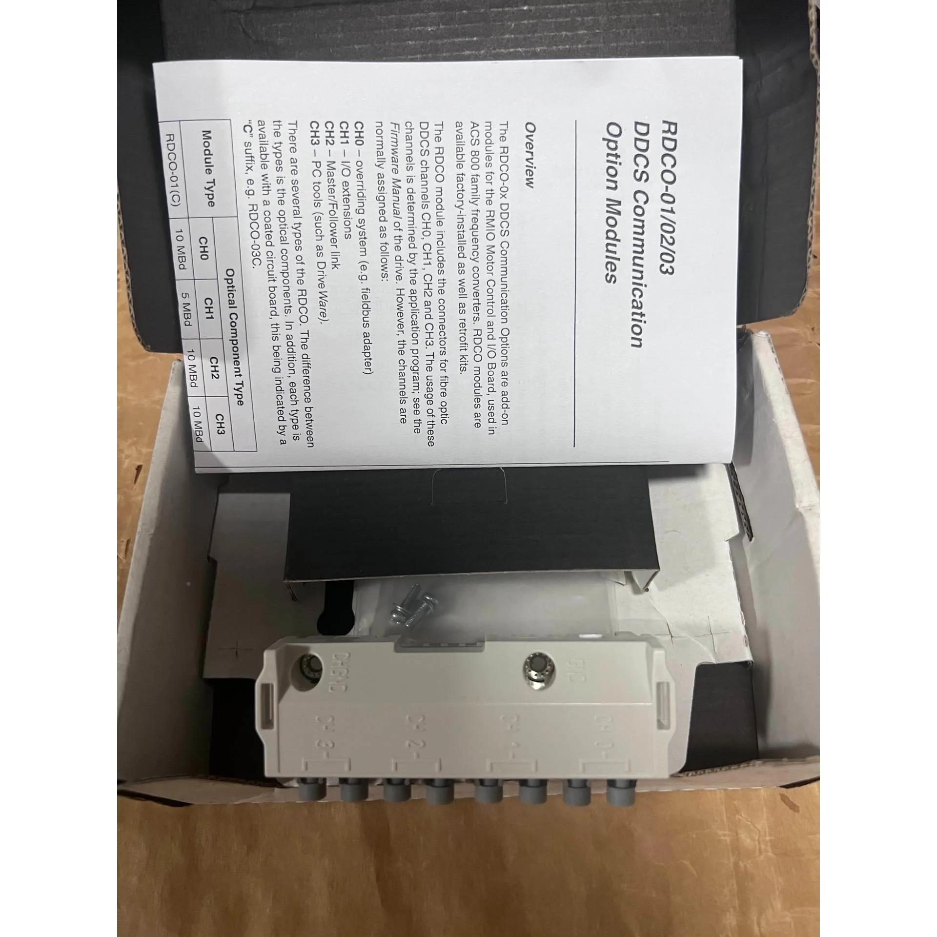 非标价RDCO-03C 全新ABB通讯卡 全新原装内外码一致，外议价