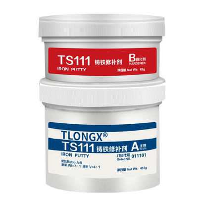 强力铸工胶金属修补剂TS111铸铁112不锈钢113铝制114铜质2111超级金属修补剂钢质耐高温工业轴磨损金属修补剂