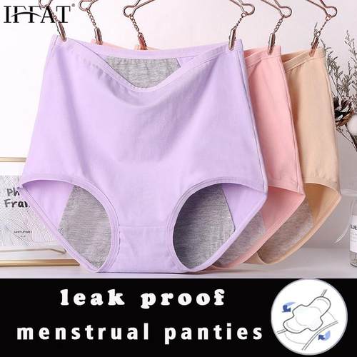 leak proof menstrual panties Women Cotton Waterproof Briefs