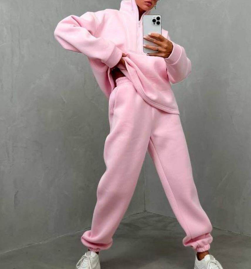 欧美运动服卫衣2套装女 костюм 2 pcs set sweatsuit women