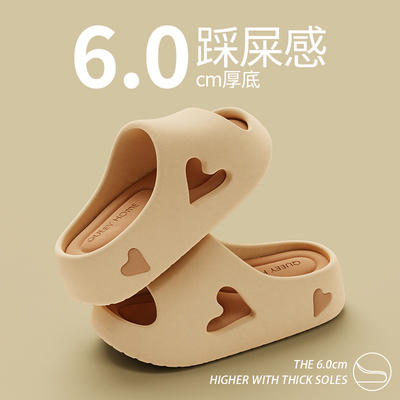 厚底拖鞋女夏季2025新款家用家居踩屎感防滑外穿eva网红拖鞋女夏