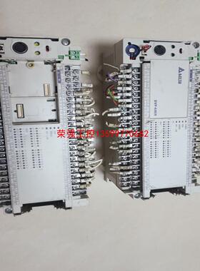 【荣强工控】DVP64EH00T3两个，通电正常，电池没电了