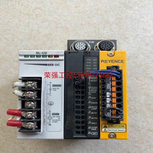【荣强工控】KEYENCE基恩士GL-T11R安全光栅控制器 二手拆机成