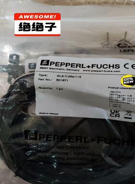 倍加福全新原装未拆封正品槽型光电，型号:GL5-T/28A/