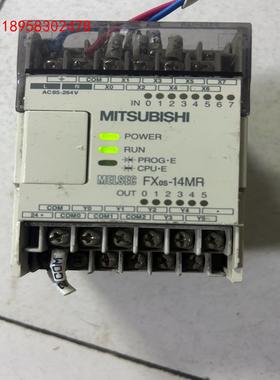 三菱FXos-14MR-001可编程控制器 实物如图，功能完