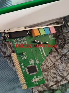 【荣强工控】胜为台式机PCI内置立体声独立声卡，PCI DC3.5音频4