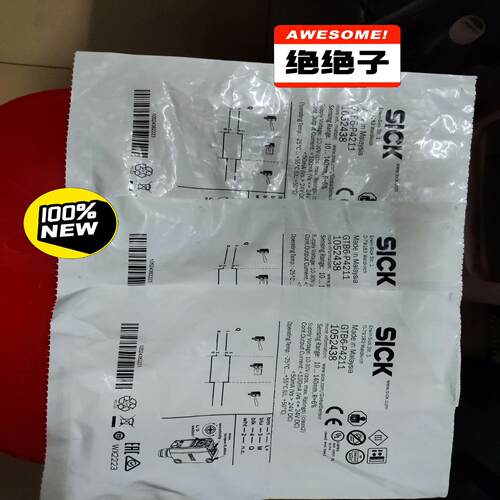 西克SICK全新原装未拆封正品光电开关GTB6-P4211，