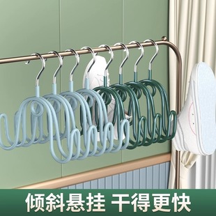 挂钩 晾鞋 架阳台防风凉鞋 架室内外晒鞋 子晾晒叠挂衣架家用户外晒鞋