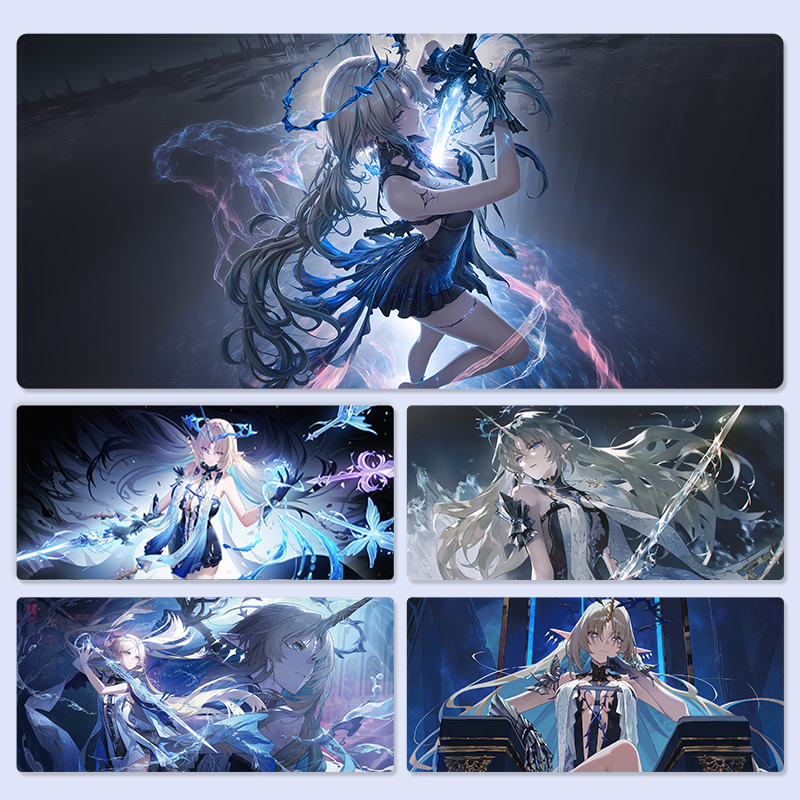 动漫二次元鸣潮鼠标垫超大滑鼠垫