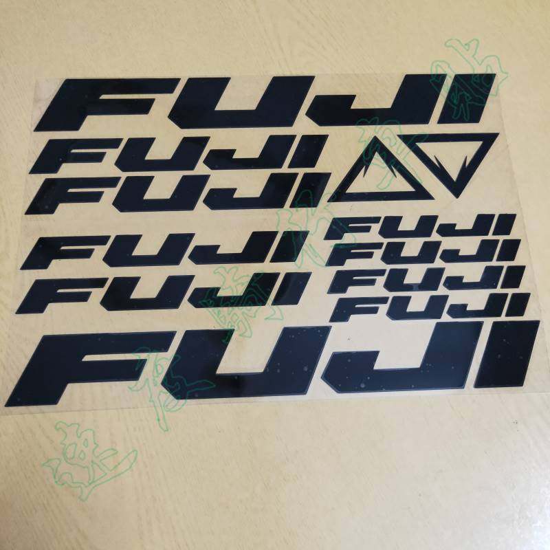 自行车贴纸 山地车公路车车架贴纸FUJI富士车架贴纸 镂空贴纸
