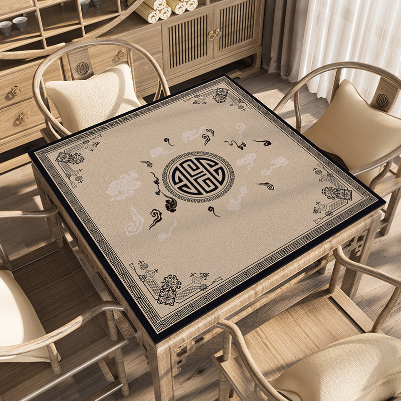 掼蛋专用桌布扑克牌麻将打牌垫子桌垫防水防油防滑毛绒比赛静音