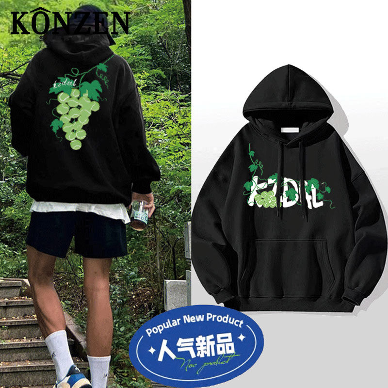 NASA潮流重磅葡萄网球印花卫衣