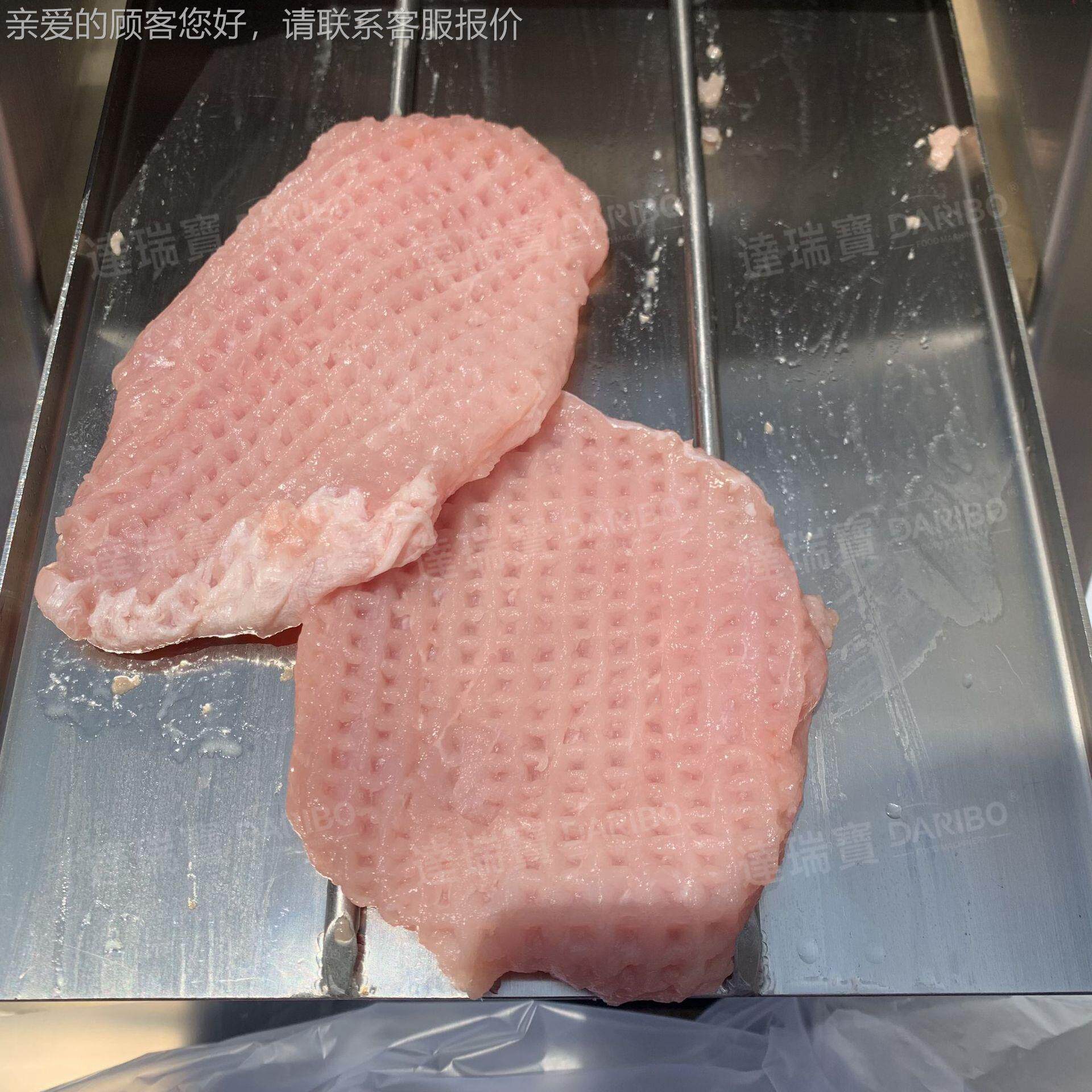 W碾孔压式松厂肉断筋机 牛排猪WFM肉扎机断机肉块断筋增大筋设备