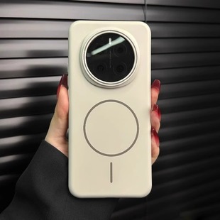 适用荣耀magic7pro手机壳新款磁吸魔术6高级感肤感轻奢magic6pro简约超薄磨砂magic5全包硬壳大孔男女款