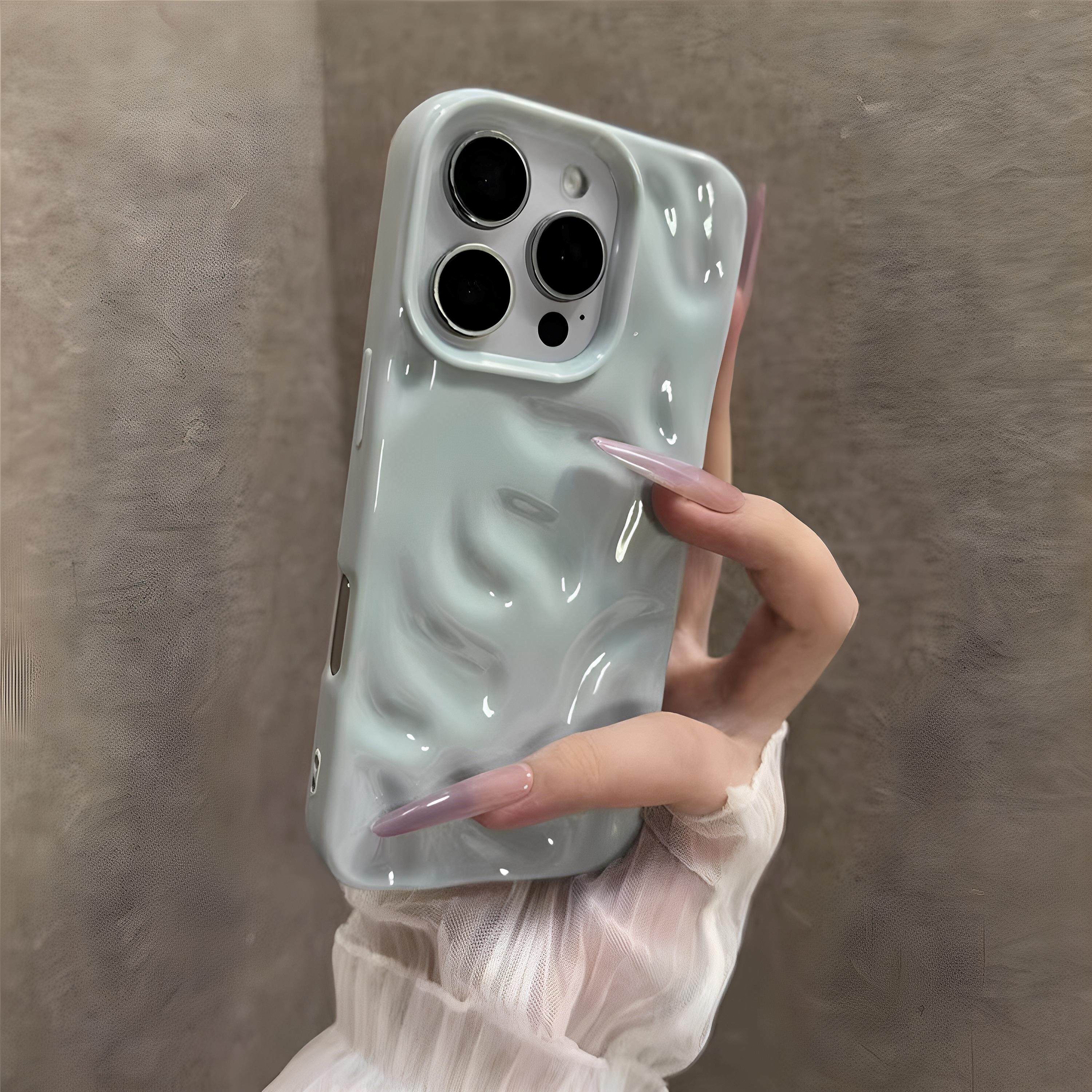 陨石纹纯色适用苹果14promax手机壳新款iPhone16plus小众高颜值15情侣超好看13小众高级感12全包防摔11保护套