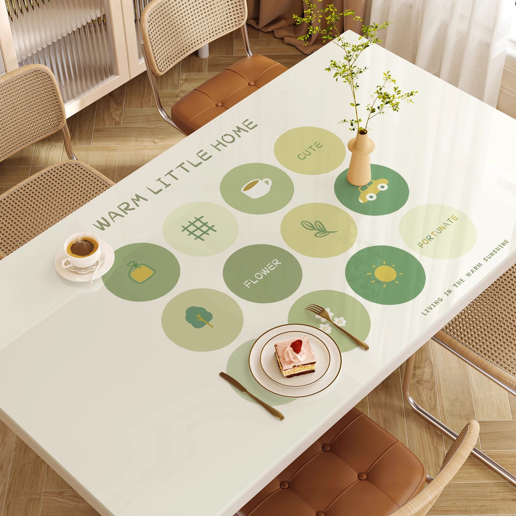 pvc餐桌垫轻奢高级感桌布防水防油免洗防烫软玻璃茶几桌子保护垫,居家布艺,桌布,淘宝优惠券,粉丝福利购,淘宝优惠卷