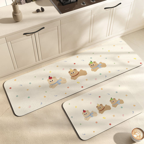 厨房地垫吸水耐脏防油防滑