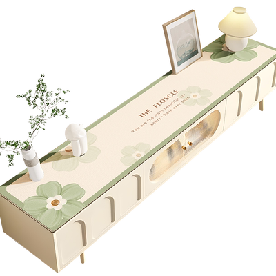 简约皮革电视柜保护垫免洗防水