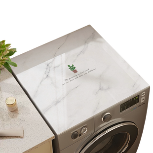 滚筒洗衣机防尘罩盖垫防水防晒冰箱盖布pvc软玻璃桌垫床头柜垫子