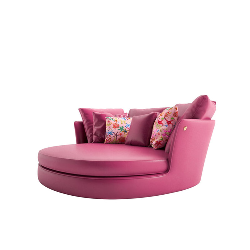 简约风头层真皮舒适海绵家用沙发