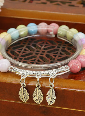 清仓甩！新中式国风树叶国潮手串景区热销义乌饰品货源