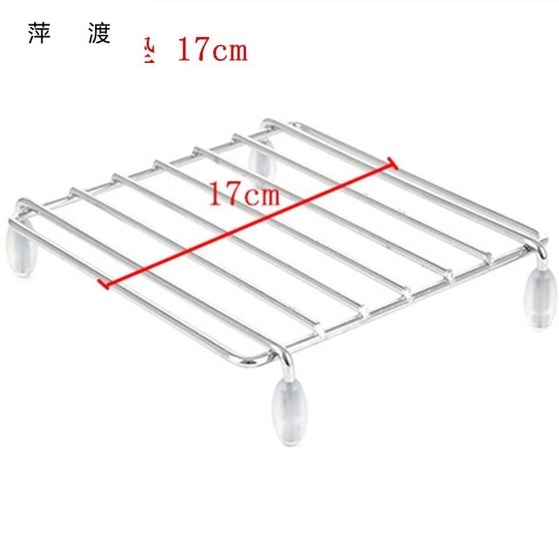 //加粗不锈钢蒸架锅架高压锅汤锅炒锅蒸格厨房隔热架蒸笼方形架大