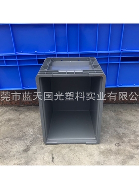 东莞厂家 灰色EU箱 EU塑料汽配箱周转箱耐磨耐摔加厚塑料胶箱