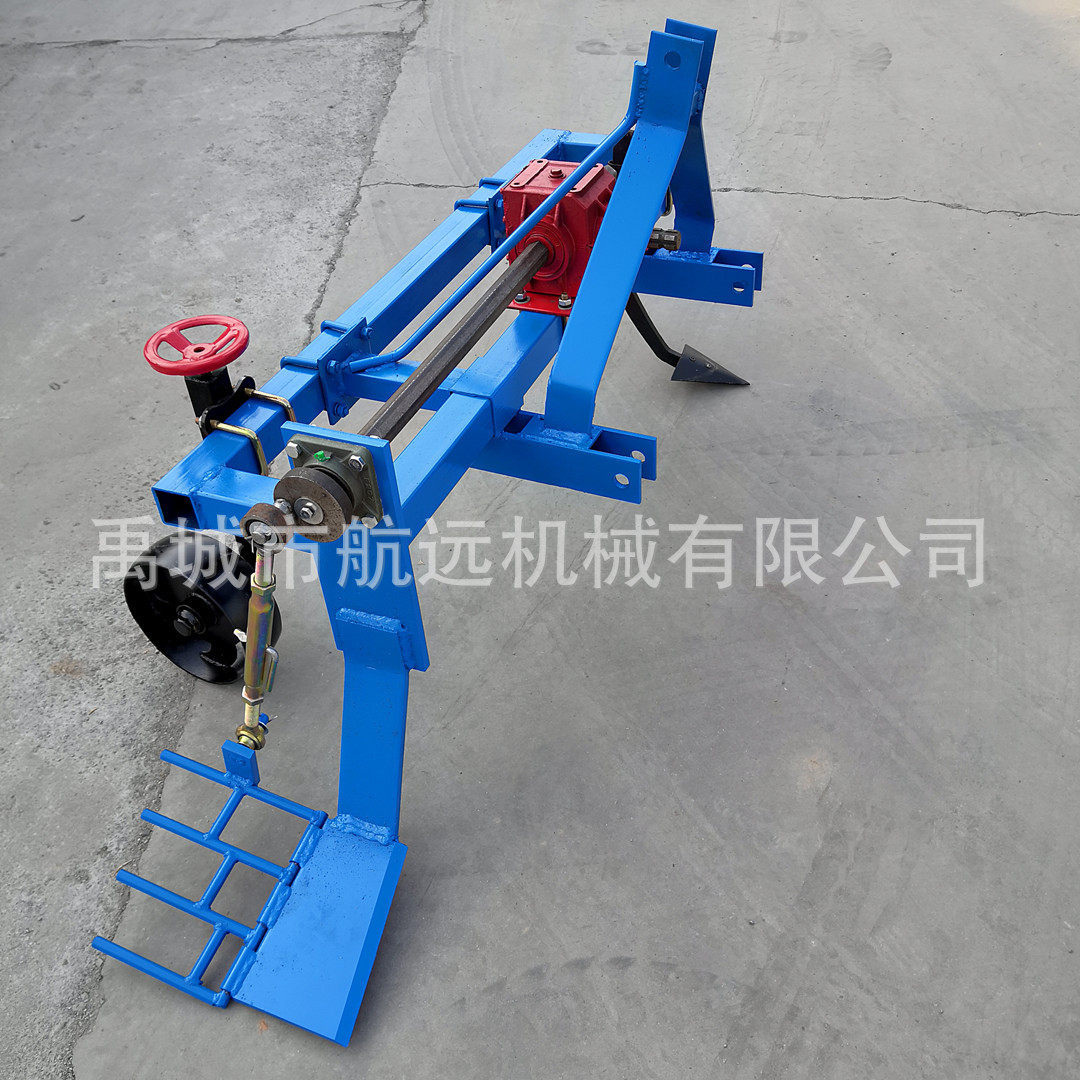 加重双梁杨树桃树挖苗机 樱桃树苗花椒树苗沙棘苗起苗机 带震动铲