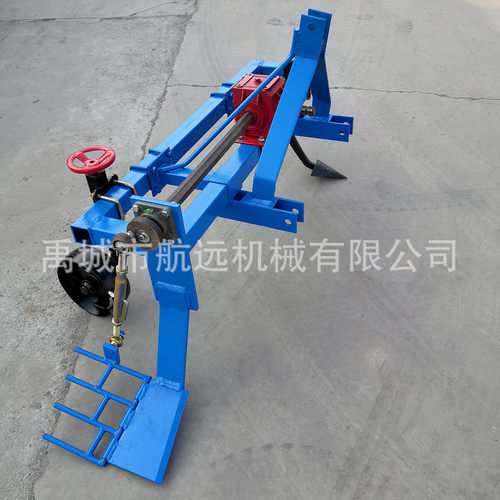 加重双梁杨树桃树挖苗机 樱桃树苗花椒树苗沙棘苗起苗机 带震动铲
