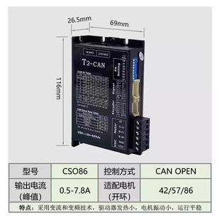 110 EtherCAT RS485总线步进电机驱动器CANOpen总线适配20